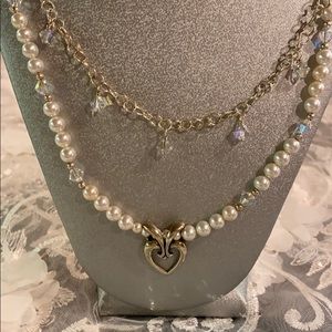 Brand New Sterling Silver Swarovski Necklace